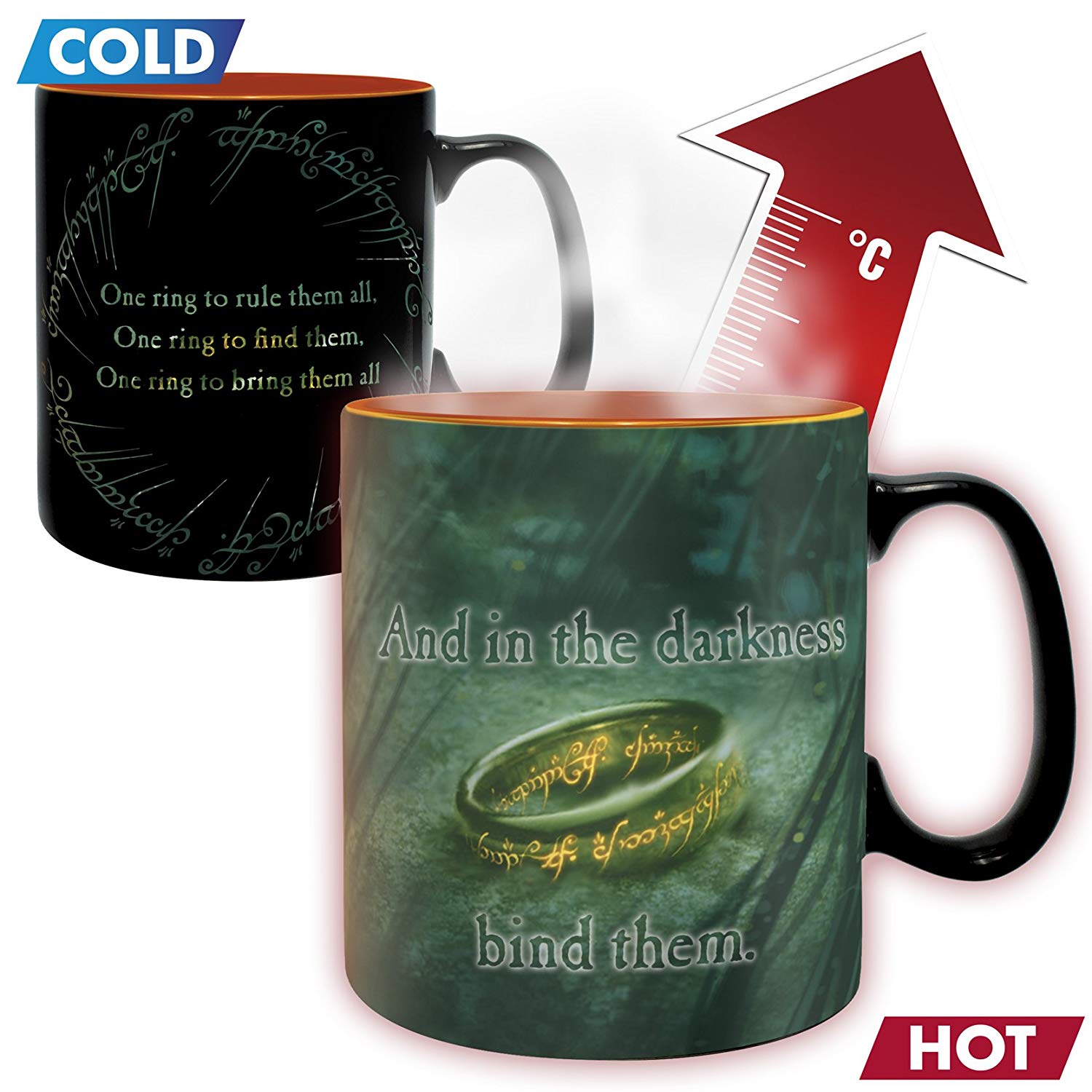 Lord of The Ring - Mug Heat Change 460 ml Sauron Lord of The Ring - Mug Heat Change 460 ml Sauron